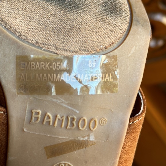 BAMBOO Faux Suede Heels - Picture 7 of 8